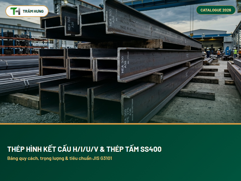 CATALOGUE THÉP KẾT CẤU &amp; THÉP HÌNH SS400 / Q345B
