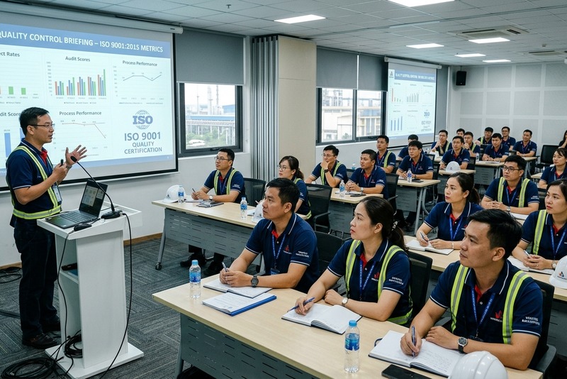 Trung tâm kiểm định kim loại & polymer đạt tiêu chuẩn ISO 9001:2015