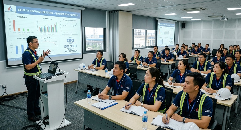 Khu vực Gia công Cắt quy cách Tấm nhựa POM &amp; PTFE